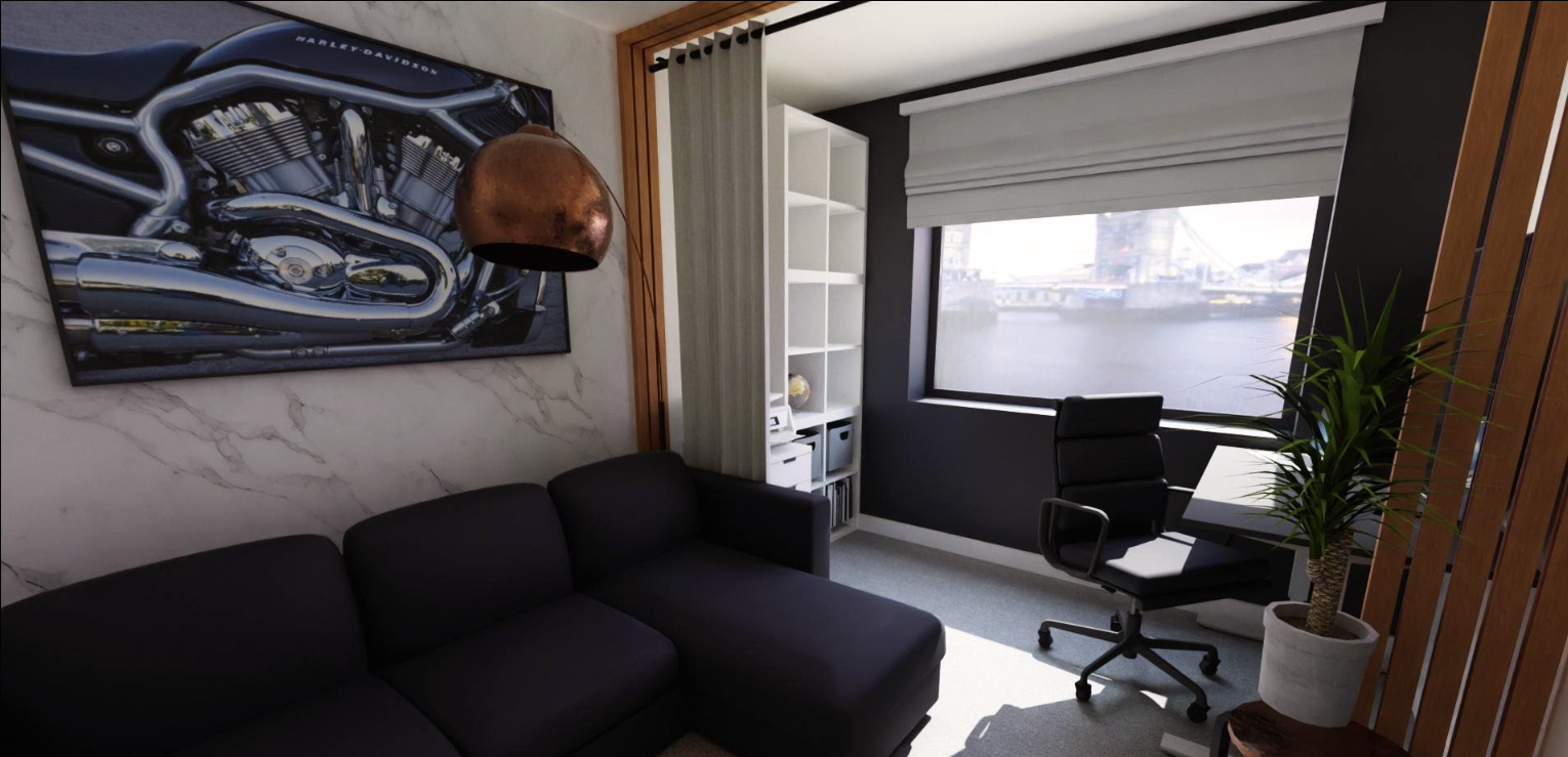Transformable quest room (London, UK 2023)